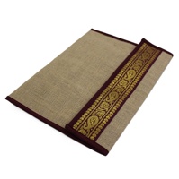 Jute écologique A4 taille haute qualité conférence dossier personnaliser Logo Style organisateur entreprise souvenir cadeau