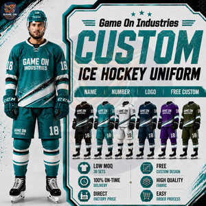 OEM Wholesale Rate Manufacturer Custom Sublimated Ice Hockey Uniform Sets New Trendy Professional Team Jersey and Pants - Product Image 5