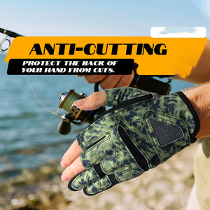 Gants de pêche doux pour la peau, look sportif, nouveau produit arrivé, gants de pêche de qualité et doux pour la peau - Product Image 4