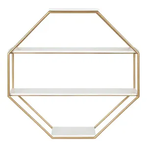 Minimalist Three Tier Wood <b>Wall</b> <b>Shelf</b> with Iron Bracket Adjustable Storage Rack for Living Room wallshelf - Product Image 3