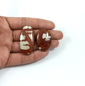 Lote de Cabujones de Jaspe Noreena Natural, Piedras Sueltas para Joyería y Sanación, Cristales Curativos, Proveedor Mayorista a Granel, India - Product Image 4