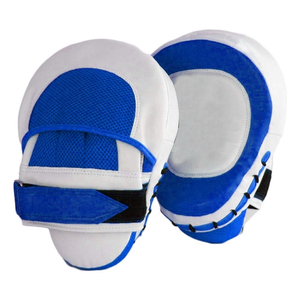 Mitaines de frappe en PU vert et blanc avec fermeture Velcro, respirantes, pour l'entraînement et le sparring, équipement d'arts martiaux unisexe - Product Image 3