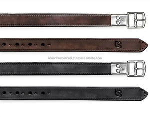 Cuero negro de alta calidad, estribo de caballo, no elástico, suave, con hebilla SS, cuero de la mejor calidad, disponible a bajo precio - Product Image 1
