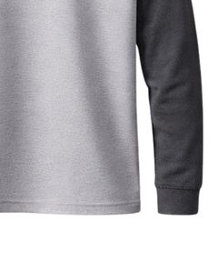 Custom Mens Raglan Jersey Long Sleeve T Shirt Cotton Polyester Crew Neck Casual Contrast Sleeve <b>Baseball</b> <b>Tee</b> OEM Apparel Supply - Product Image 6