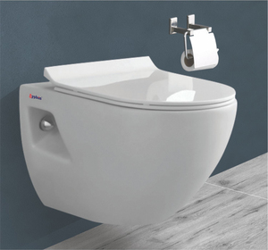 WC suspendu mural en céramique blanche de style moderne, qualité standard, fourni directement par l'usine, pour les acheteurs en gros - Product Image 1