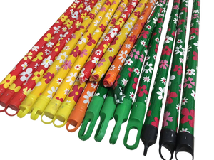 ไม้กวาดด้ามไม้ยูคาลิปตัสเคลือบพีวีซี ขนแปรงแบบแบน ทำความสะอาดง่าย สำหรับใช้ในบ้านและนอกบ้าน จากโรงงานเอเชียวูด เวียดนาม - Product Image 1