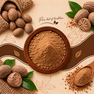 Noix de muscade entière de qualité supérieure pour les mélanges d'épices, les pâtisseries, les boissons, la confiserie et la fabrication alimentaire - Product Image 1