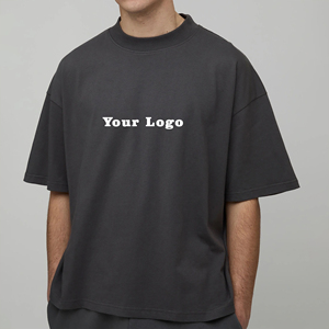 Camiseta de Moda Urbana, Estilo High Street, Corte Cuadrado, Manga Regular, 100% Algodón, 180g, Personalizable, Antiarrugas, Gran Venta - Product Image 1