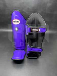 Espinilleras de Cuero Personalizables Ligeras para Adultos con Cierre de Gancho y Bucle TWINS Muay Thai MMA Protección Básica Personalizada - Product Image 4