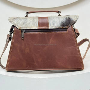 Stylish & Durable Handcrafted Cowhide <b>Leather</b> <b>Satchel</b> Bags for Women Custom High Quality Genuine <b>Leather</b> Crossbody Shoulder Bags - Product Image 6
