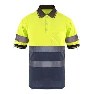 Camisetas Polo de Seguridad de Manga Corta con Alta Visibilidad Reflectante, Camisetas de Seguridad Reflectantes - Product Image 1