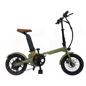 Bicicleta Eléctrica Plegable de 36V 250W con Cuadro de Acero de 16 Pulgadas, Venta al Por Mayor, Bicicleta Eléctrica Ligera para Paseos Urbanos - Product Image 3
