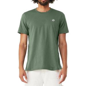 Camiseta Unisex de Algodón Verde con Cuello Redondo y Media Manga, Corte Regular, Lisa, Informal, para Verano, con Logotipo Personalizado, Fabricación de Ropa OEM - Product Image 1