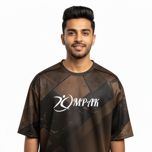 เสื้อยืดโอเวอร์ไซส์สไตล์สตรีทแวร์สำหรับผู้ชาย แฟชั่นลำลอง - Product Image 1