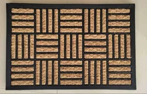 Handmade Coir Door <b>Mat</b> Eco-Friendly Handwoven <b>Coconut</b> Coir Palm Doormat - Product Image 5