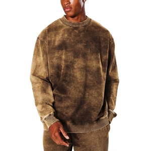 Sudadera Extra Grande de Alta Calidad, Transpirable, Ecológica, con Lavado Ácido, Logotipo Personalizado, 100% Algodón, para Hombre, Invierno - Product Image 4