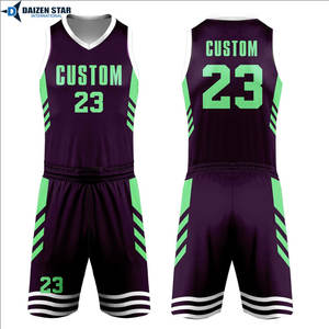 Ensemble d'uniformes de basketball pour hommes adultes - 100% polyester, antibactérien, respirant, séchage rapide, personnalisable avec les noms/numéros/logos d'équipe - Product Image 6