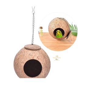 Nido de Pájaro de Coco Natural Premium Hecho a Mano, Refugio para Pájaros para Jardín Exterior y Compradores Mayoristas - Product Image 1