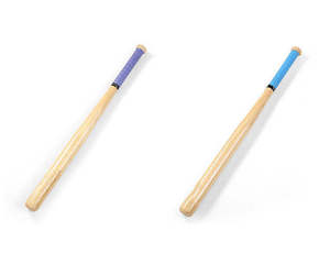 WARPRO INDUSTRY - Juego de Bates de Béisbol de Madera, 31 Pulgadas, Blancos, Acanalados, de 1 Pieza, Ligeros, para Práctica y Uso Casual - Product Image 1