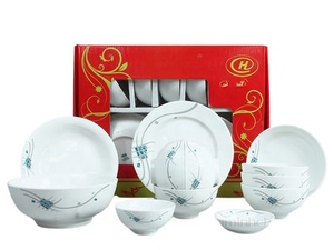 Ensemble de 12 bols en céramique écologiques de qualité supérieure, polis, peints à la main, motif floral vert traditionnel, de haute qualité - Product Image 4