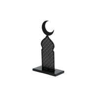 Luxuriöse islamische Metall-Ramadan-Dekoration als Tischdekoration für Ramadan und Eid.