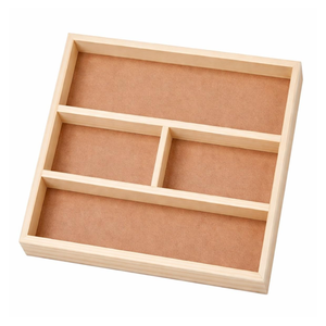 Caja de almacenamiento de frutos secos de madera con tapa transparente de forma triangular, hecha de madera natural de acacia para guardar frutos secos. - Product Image 4