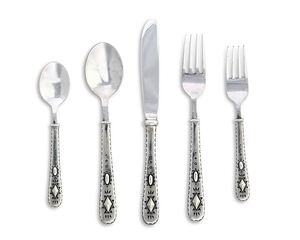 Juego de cubiertos de lujo chapados en oro de 5 piezas, vajilla artesanal elegante para el hogar, restaurantes y eventos, procedente de la India. - Product Image 6