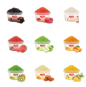 KEIFU 500g Raspberry Popping <b>Boba</b> Private Label Assorted Juice Balls for Parfaits and <b>Bubble</b> Tea Ingredients - Product Image 1