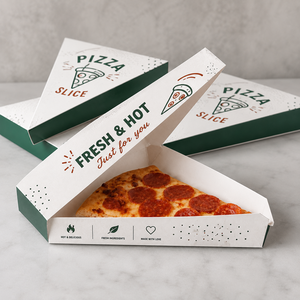 Caja de Pizza Triangular Ecológica Personalizada con Impresión de Logotipo, Caja de Pizza Reciclable para Llevar - Product Image 6