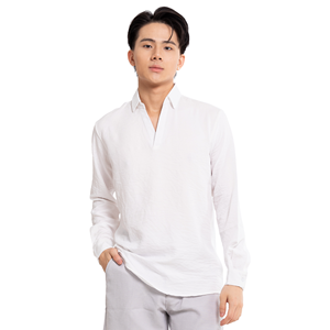 เสื้อคอมเพรสชั่นผู้ชายแบบสบายๆ ผลิตในเวียดนาม รับผลิตตามแบบ ODM ผ้าโพลีเอสเตอร์/คอตตอน พิมพ์ลาย แห้งเร็ว แขนยาว - Product Image 1
