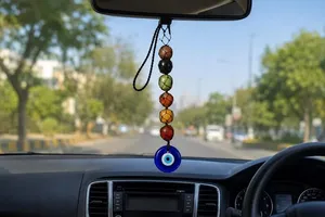 Colgante de 7 Chakras para Coche con Amuleto de Ojo Turco para Espejo Retrovisor, Venta al por Mayor - Product Image 2