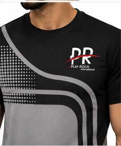 Camiseta de hombre de algodón 100% de alto gramaje (210GSM), ecológica, de secado rápido, bicolor, de corte holgado, hombros caídos, cuello redondo y transpirable, estilo hip hop. - Product Image 5