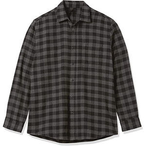 โรงงาน OEM ขายส่ง เสื้อเชิ้ตผู้ชายแขนยาวผ้าฝ้ายฟลานเนล 100% คอปกเสื้อพับได้ ระบายอากาศได้ดี - Product Image 1