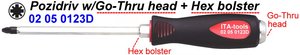 Destornillador Pozidriv de Grado Industrial de Alta Resistencia con Refuerzo Hexagonal, Personalizable OEM, Empuñadura 2K - Product Image 2