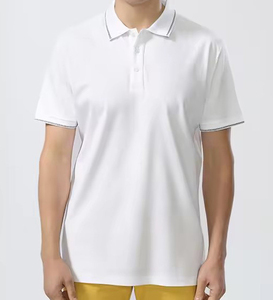 Chemises de golf pour hommes de qualité supérieure, personnalisées, 100% coton, manches courtes, respirantes, séchage rapide, écologiques, sport, décontractées, imprimées - Product Image 3