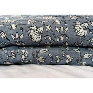 Nueva Llegada, Tela de Algodón India con Estampado Floral Sanganeri, Arte Étnico, Material Suave para Confección de Vestidos, Decoración del Hogar, Venta al Por Mayor - Product Image 6