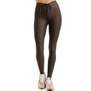 Leggings de Yoga Verdes para Mujer, Cintura Alta, Diseño de Parches, Elásticos, de Longitud Completa, con Spandex/Nylon, Transpirables - Product Image 6