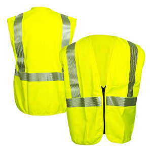 OEM Road Construction High Visibility Work Wear <b>Jackets</b> Reflective Tape Safety <b>Workers</b> Breathable Vest <b>Jackets</b> - Product Image 4