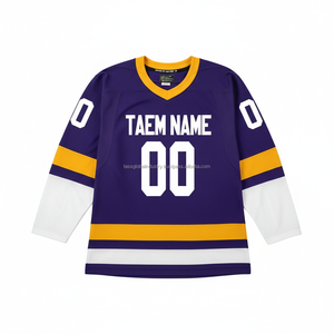 Uniforme de hockey sur glace respirant, sur mesure, OEM, vente en gros - Product Image 1