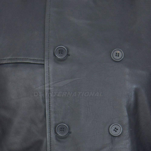 Manteau long en laine pour homme, élégant, avec col à revers cranté, fermeture boutonnée et silhouette raffinée pour un style hivernal moderne - Product Image 6