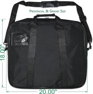 Étui de transport pour tablier maçonnique de qualité supérieure, taille MM/WM, noir, léger, souple et imperméable |   Sacs et étuis francs-maçons - Product Image 2