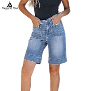 Shorts de Mezclilla de Alta Calidad, Shorts de Mezclilla con el Mejor Material, Shorts de Mezclilla con Diseño Personalizado para Mujer - Product Image 5