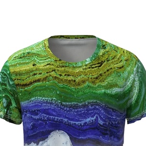 Rashguard de Jiu Jitsu de Manga Corta para Hombre, Anti-UV y Transpirable, Diseño Multicolor Personalizado, Protector de BJJ - Product Image 3