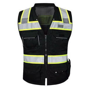 Chaleco de Seguridad Reflectante para Trabajo de Construcción, Uniforme Industrial, para Hombre, ANSI Clase 2, con Luz LED Intermitente, Impermeable, con Logotipo Personalizado - Product Image 1