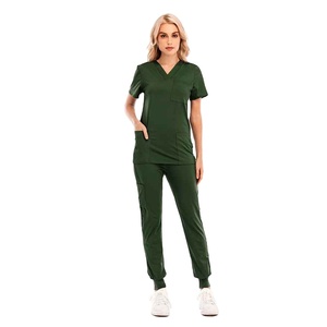 Vêtements médicaux ergonomiques respirants en mélange de coton supérieur, tenue de soins infirmiers moderne, vêtements de travail confortables, uniforme d'hôpital - Product Image 5