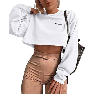 Sudadera Corta 2026 de Alta Calidad, Manga Larga, Tejido Transpirable, Sudadera Corta para Mujer - Product Image 1