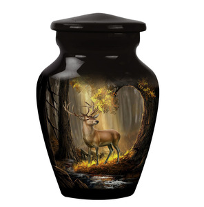 Urna de Aluminio de una Pieza para Cenizas Humanas, Tamaño Adulto - Urna de Cremación Metálica - Construcción Sólida, Florero Conmemorativo para Funeral - Product Image 2