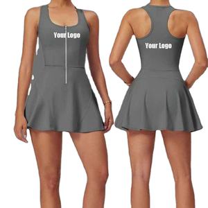 Uniforme de Tenis para Mujer al por Mayor, Falda y Top Flexibles, Ligeros, Transpirables, Frescos, Elegantes y Cómodos - Product Image 1