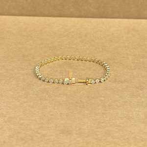 Collection de luxe, bracelet en or 14 carats avec pierres naturelles et diamants de laboratoire, élégant bijou pour femme, idéal pour les occasions spéciales - Product Image 4