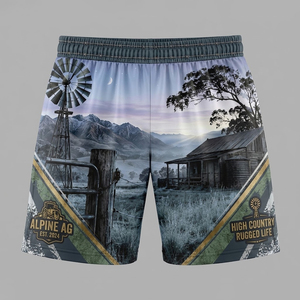 Shorts de sport personnalisés sublimés Farm Footy – Légers, respirants, anti-humidité, durables, parfaits pour les équipes - Product Image 5